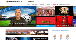 Desktop Screenshot of nortelitoral.tv